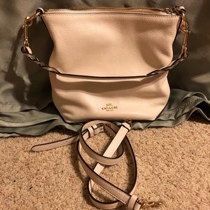 Coach off white handbag